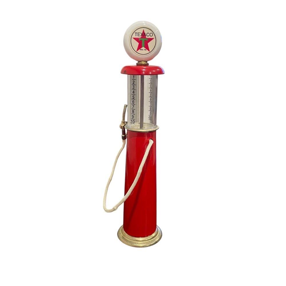 Retro Replica Mini Red Texaco Gas Pump